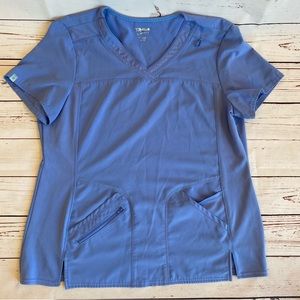 Scrubstar Blue Scrubs Large Top